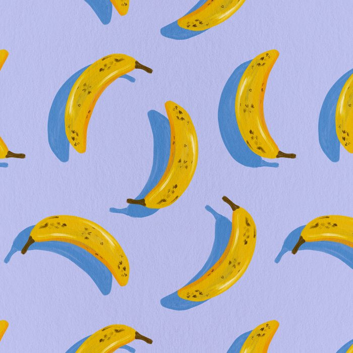 Banana Pattern - Blue Palette Coffee Mug Gallery Image 2