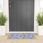 Banana Pattern - Blue Palette Welcome Mat Gallery Image 3