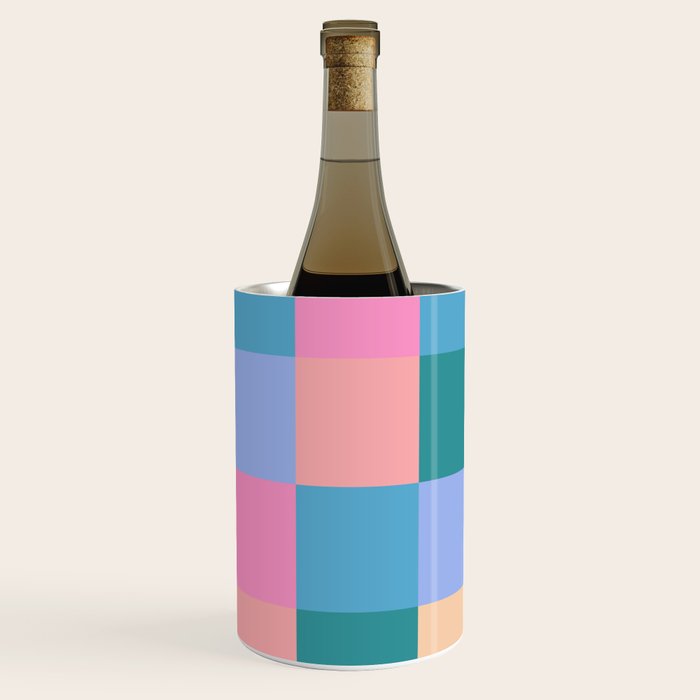 Bold Retro Checks Pattern - Large XXXI Wine Chiller Gallery Image 2