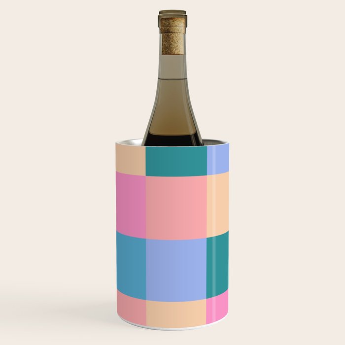 Bold Retro Checks Pattern - Large XXXI Wine Chiller Gallery Image 3