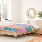 Bold Retro Checks Pattern - Large XXXI Duvet Cover Gallery Image 2