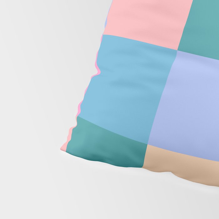 Bold Retro Checks Pattern - Large XXXI Pillow Sham Gallery Image 4