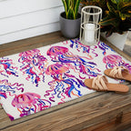 Jellyfish - Magenta Palette Outdoor Rug Gallery Image 2