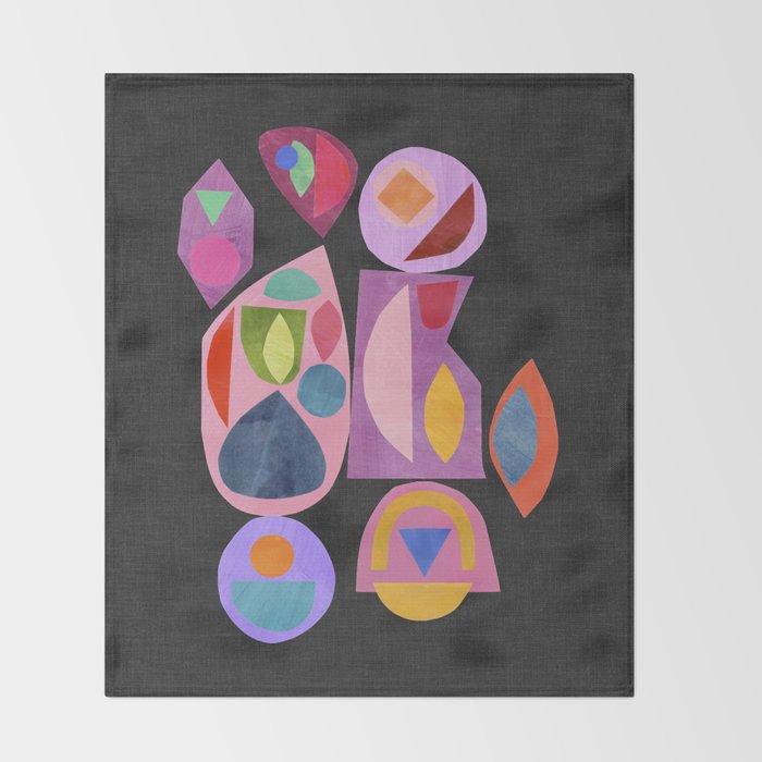 Midnight Mirror  Throw Blanket Gallery Image 2