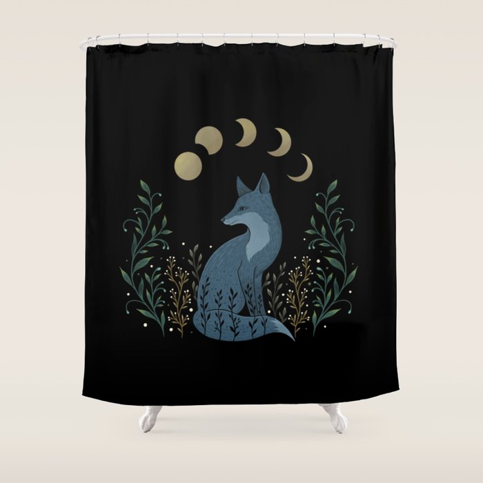 Fox on the Hill Shower Curtain Gallery Image 1