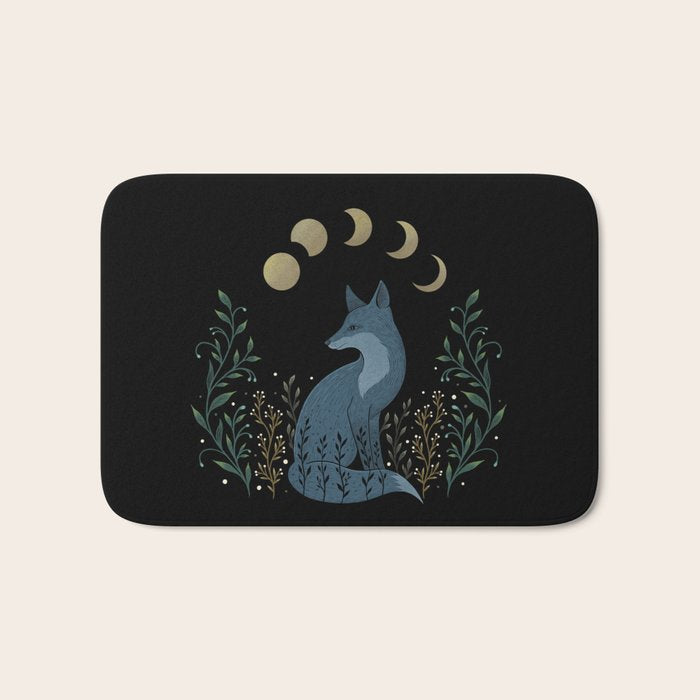 Fox on the Hill Bath Mat Gallery Image 1