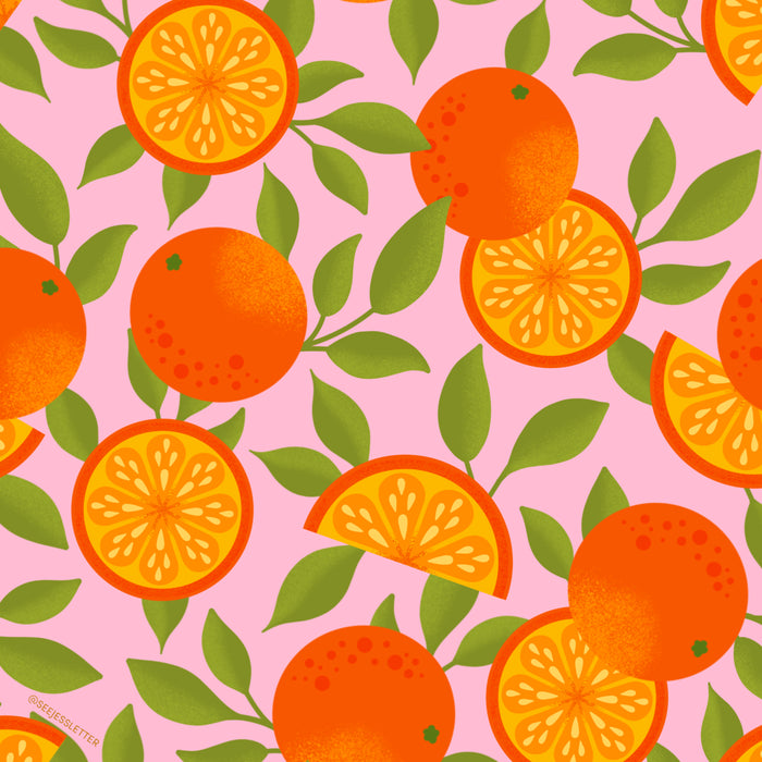 Orange Pattern - Amalfi Coast Cocktails Coffee Mug Gallery Image 2