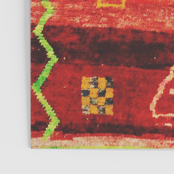 Antique Berber Moroccan Rug Print Poster Gallery Image 3