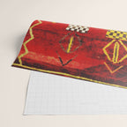 Antique Berber Moroccan Rug Print Wrapping Paper Gallery Image 2