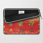 Antique Berber Moroccan Rug Print Laptop Sleeve Gallery Image 2