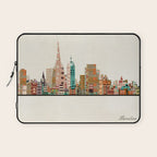 barcelona skyline Laptop Sleeve Gallery Image 1