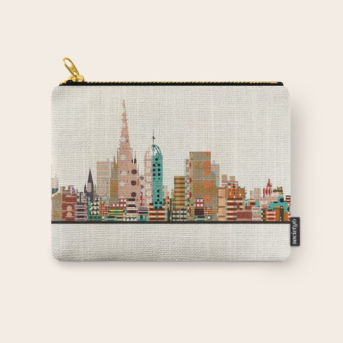 barcelona skyline Carry All Pouch Gallery Image 1