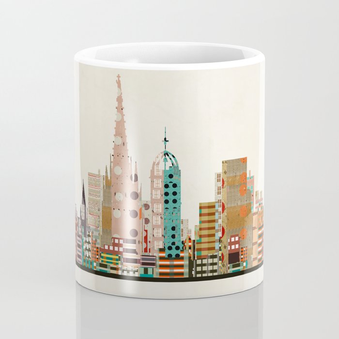 barcelona skyline Coffee Mug Gallery Image 4