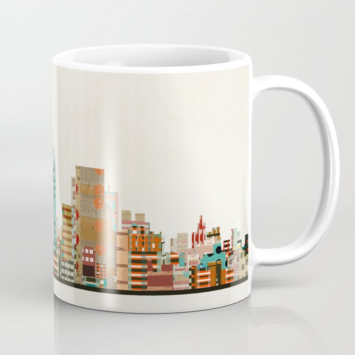 barcelona skyline Coffee Mug Gallery Image 1