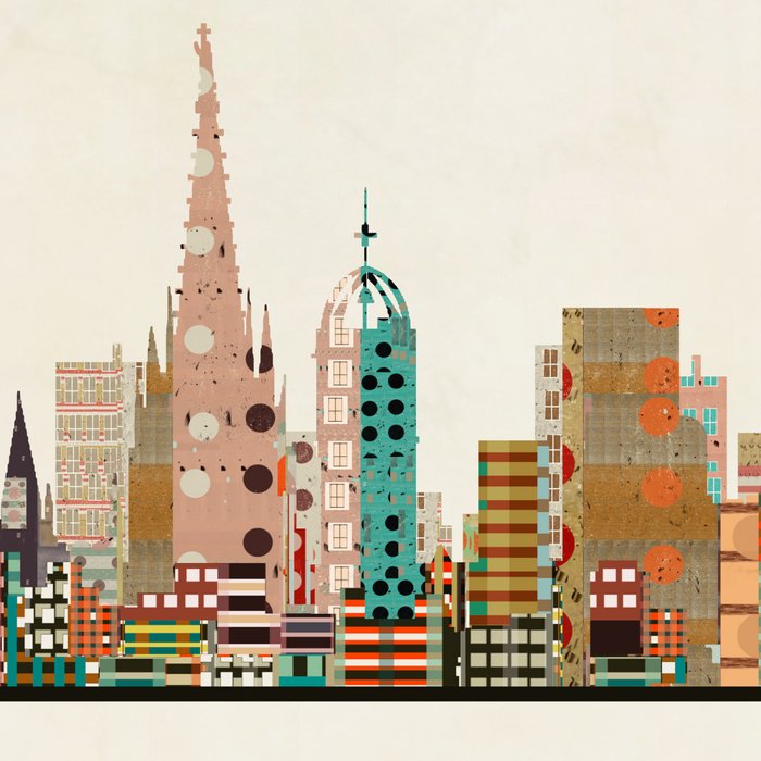 barcelona skyline Coffee Mug Gallery Image 2
