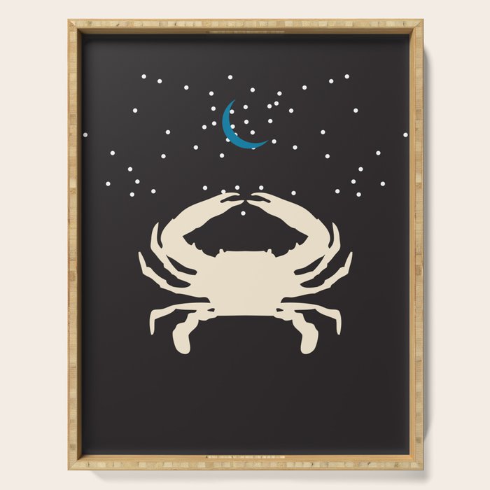ZODIAC CANCER Serving Tray Gallery Image 1
