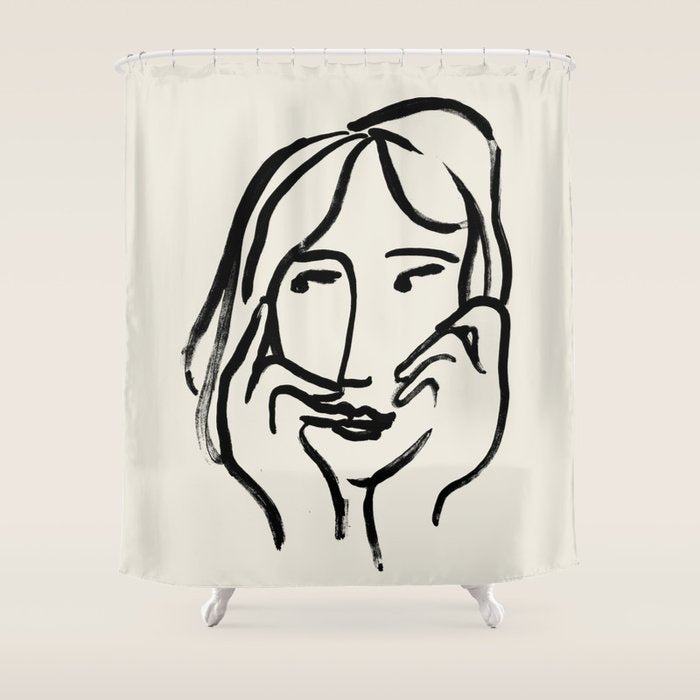Glance Shower Curtain Gallery Image 1