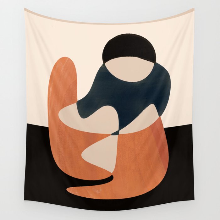 Abstract Figure 4 Wall Tapestry Gallery Image 1