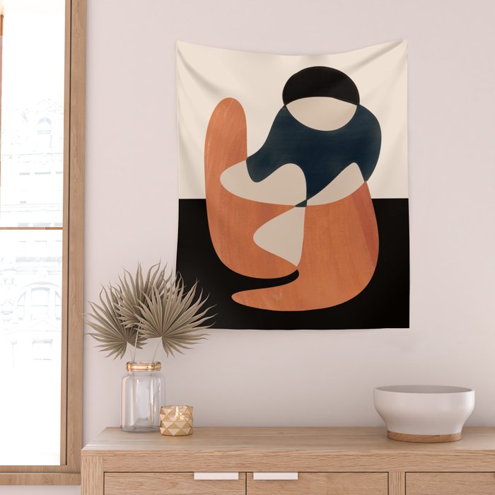 Abstract Figure 4 Wall Tapestry Gallery Image 2