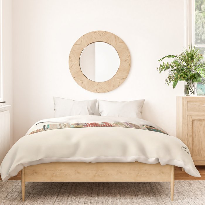 san francisco california Duvet Cover Gallery Image 3