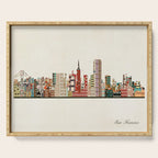san francisco california Serving Tray Gallery Image 1