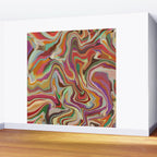 Colorful Liquid Swirl Wall Mural Gallery Image 2