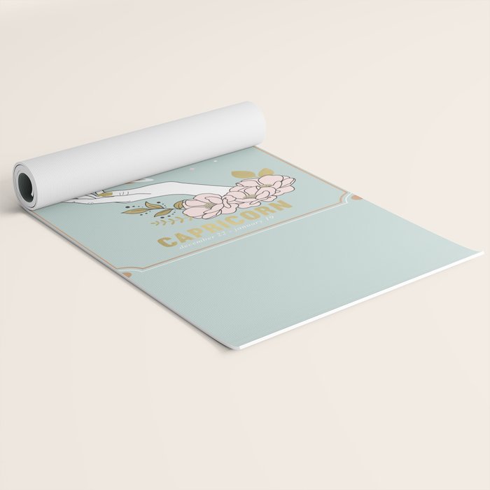 Capricorn Zodiac Series Yoga Mat Gallery Image 2
