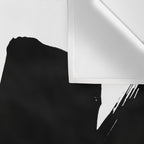 Monochrome Ink 02 Wall Tapestry Gallery Image 3