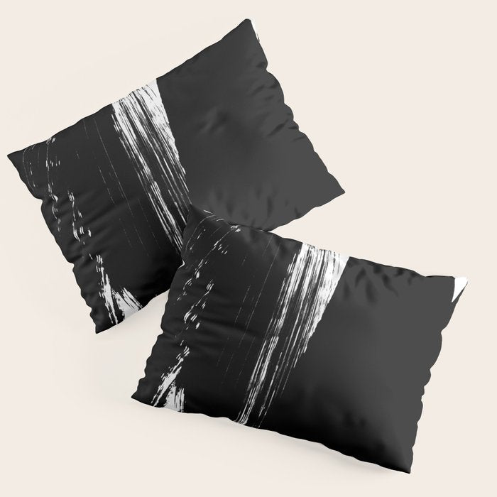 Monochrome Ink 02 Pillow Sham Gallery Image 3