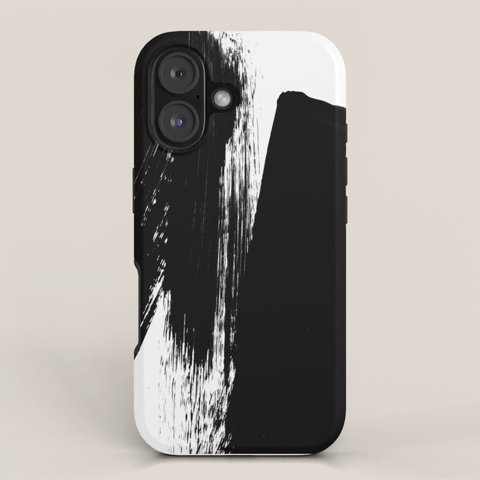 Monochrome Ink 02 iPhone Case Gallery Image 1