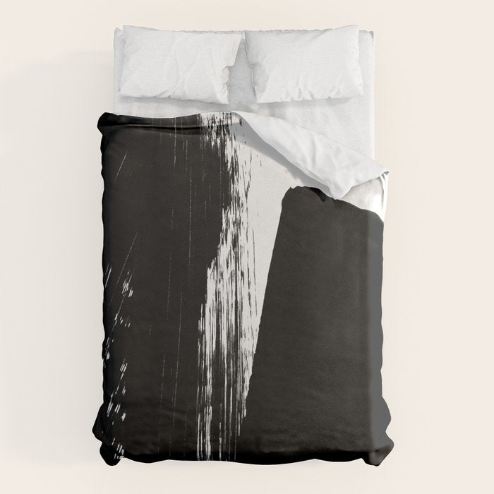 Monochrome Ink 02 Duvet Cover Gallery Image 6