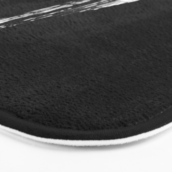 Monochrome Ink 02 Bath Mat Gallery Image 3