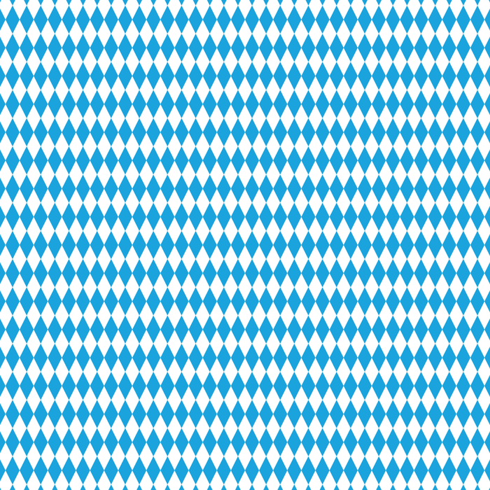 Oktoberfest Bavarian Blue and White Small Diagonal Diamond Pattern Coffee Mug Gallery Image 2