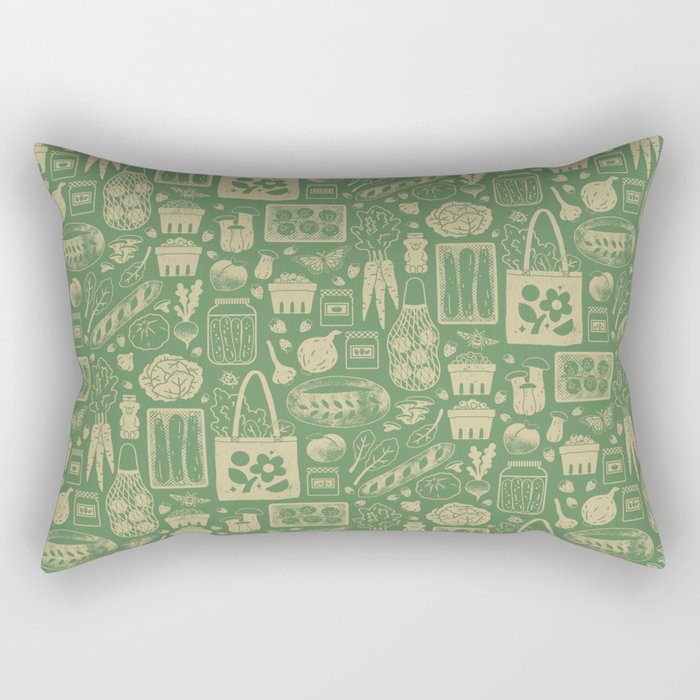 Farmers Market: Sprout Rectangular Pillow Gallery Image 1
