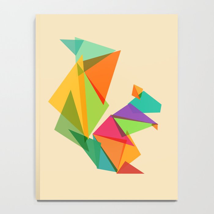 Fractal geometric Squirrel Notebook Gallery Image 4
