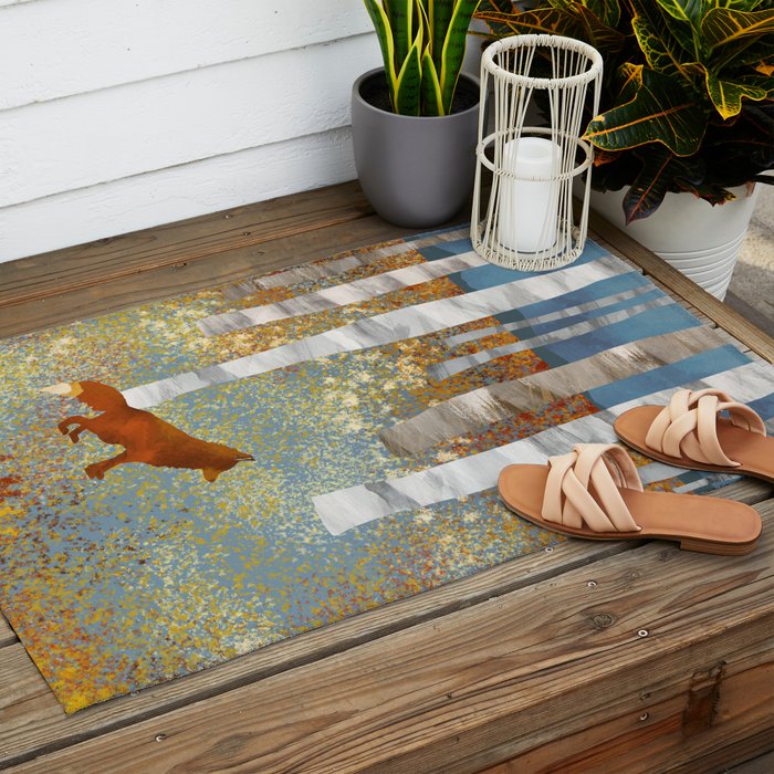Autumn Fox Outdoor Rug Gallery Image 2