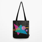 Memphis Pattern 24 - 80s / 90s Retro Tote Bag Gallery Image 2