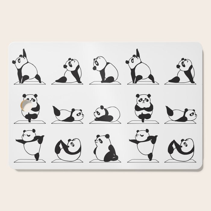 Panda Yoga Cutting Board Gallery Image 1