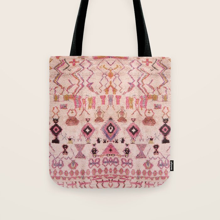 Vintage Moroccan Design Tote Bag Gallery Image 1
