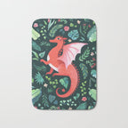 Tropical Dragon Bath Mat Gallery Image 1