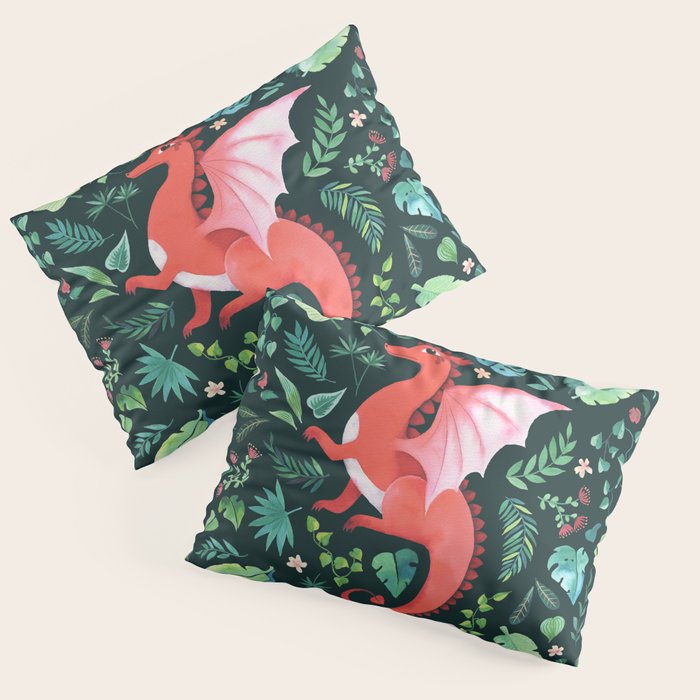 Tropical Dragon Pillow Sham Gallery Image 3
