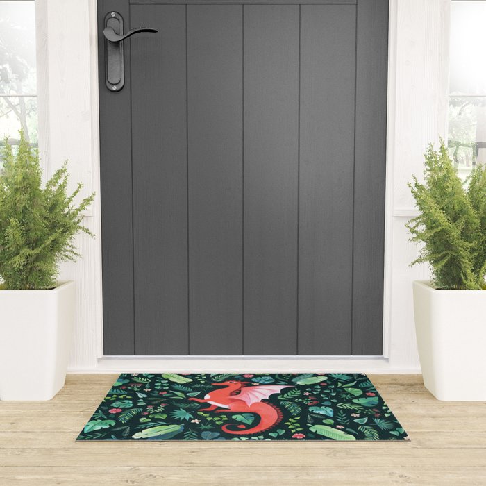 Tropical Dragon Welcome Mat Gallery Image 3