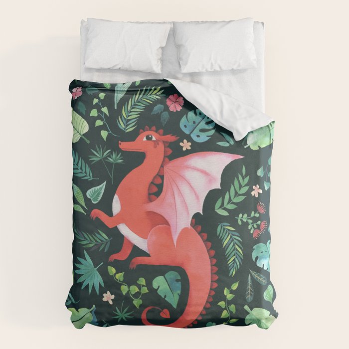 Tropical Dragon Duvet Cover Gallery Image 1