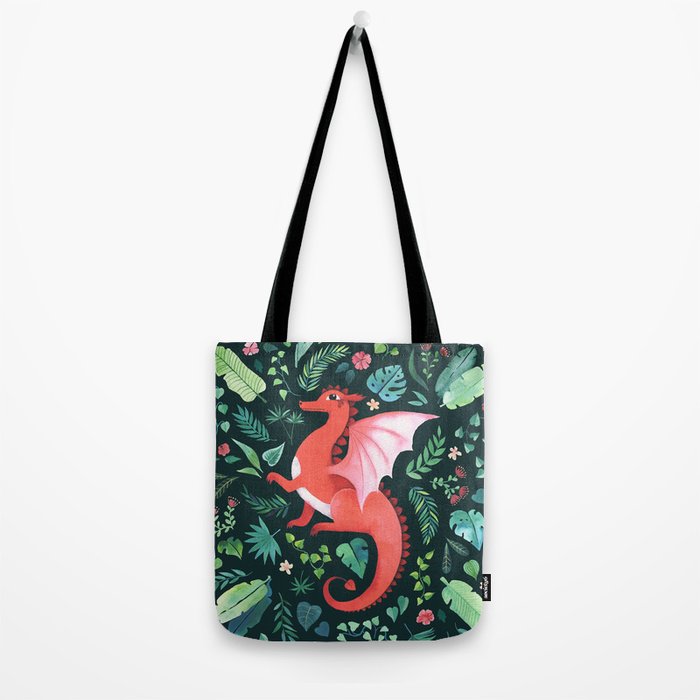 Tropical Dragon Tote Bag Gallery Image 2