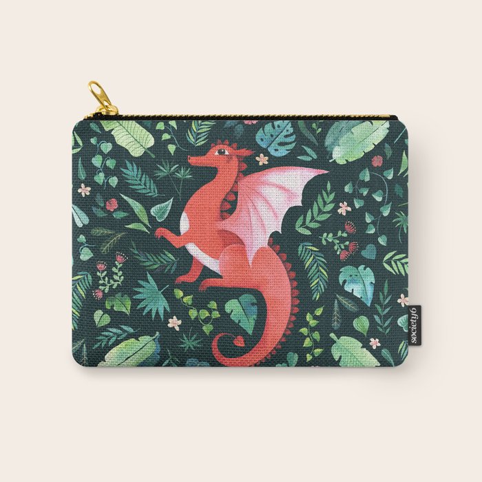 Tropical Dragon Carry All Pouch Gallery Image 1