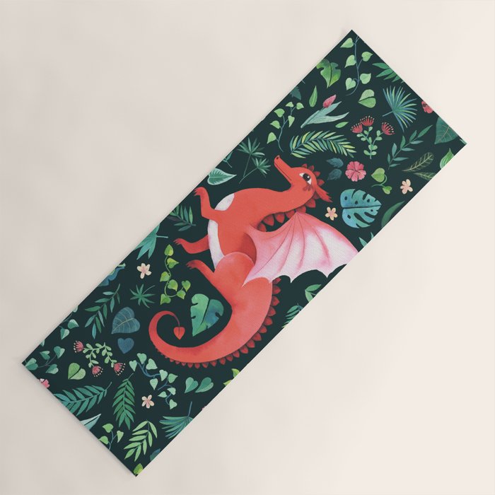 Tropical Dragon Yoga Mat Gallery Image 1