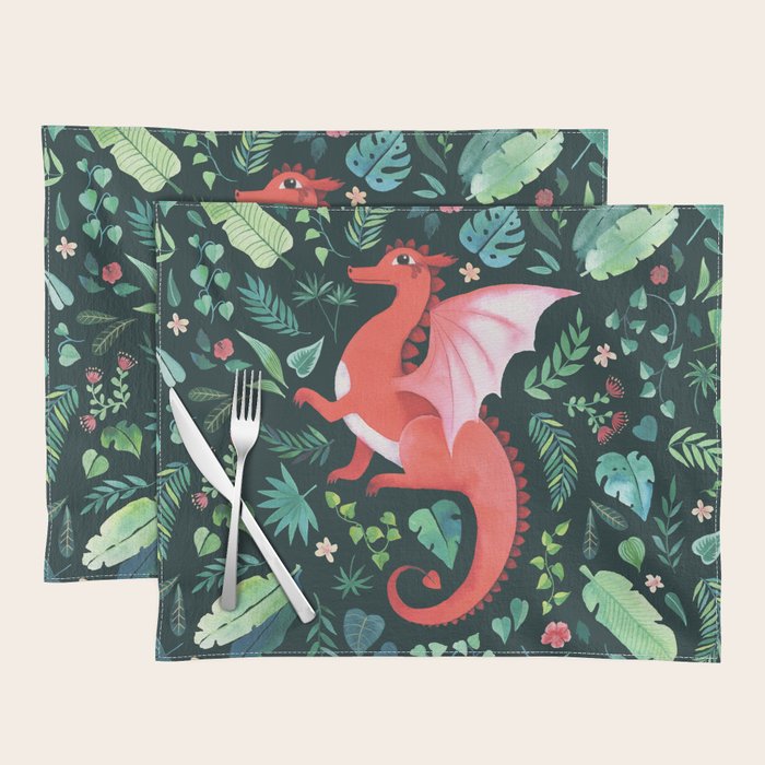 Tropical Dragon Placemat Gallery Image 1