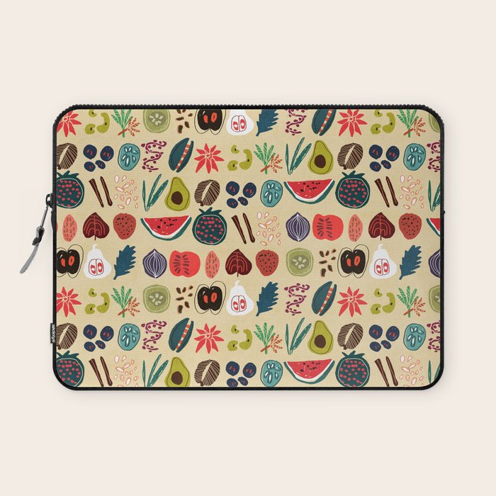Fruit and Spice Rack Laptop Sleeve Gallery Image 1