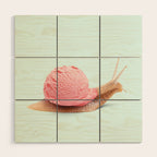 ICE SNAIL Wood Wall Art Gallery Image 1