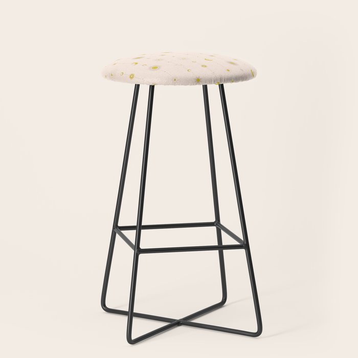 Sweet Celestial Stripes Stool Gallery Image 1